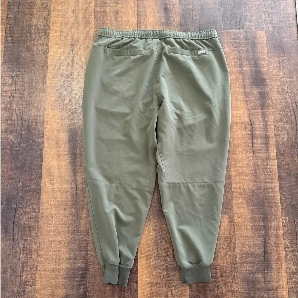 Figs Moss Green Tansen Jogger Scrub Pants Size XXL/S